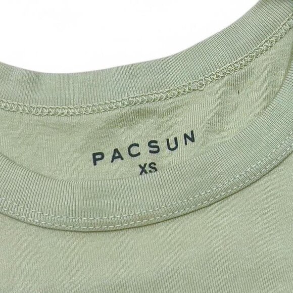 Pacsun‎ Light Green Baby T-Shirt Crop Top - Picture 3 of 5